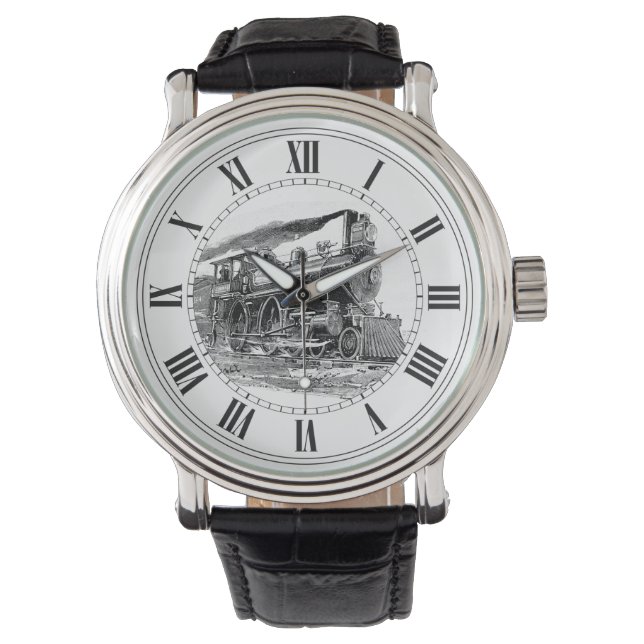 Old Steam Locomotive Watch (Front)