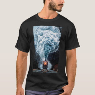 Old steam train T-shirt