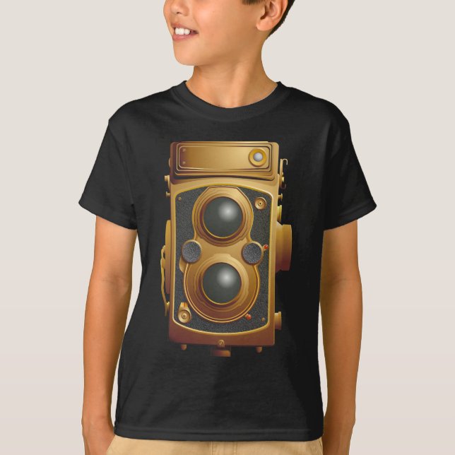 Old Steampunk Camera T-Shirt (Front)