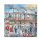 Old Stockport viaduct train oil painting
