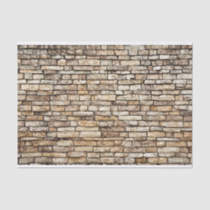 Old Stone Brick Wall Texture Tissue Paper