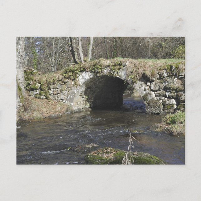 Old stone bridge postcard (Front)