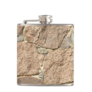old stone hip flask