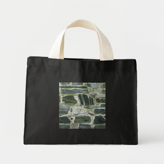 Old Stone Wall Mini Tote Bag (Front)