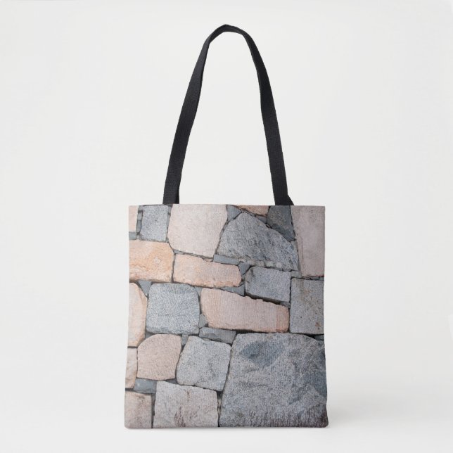 Old stone wall of ancient castle. abstract,ancient tote bag (Front)