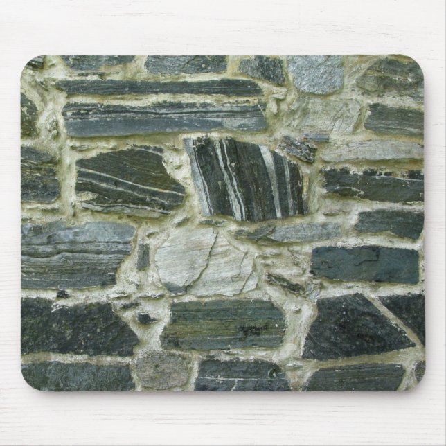 Old Stone Wall Photo Mouse Mat (Front)
