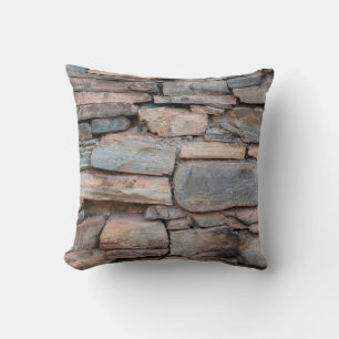 Old stone wall texture backgroundabstract, antique cushion