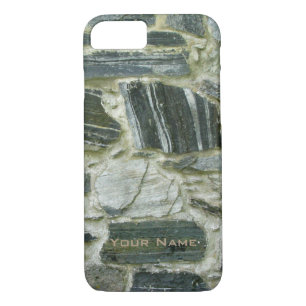 Old Stone Wall with Name iPhone 8/7 Case