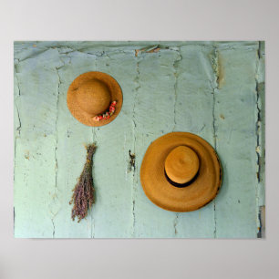 Old Straw Hats Poster