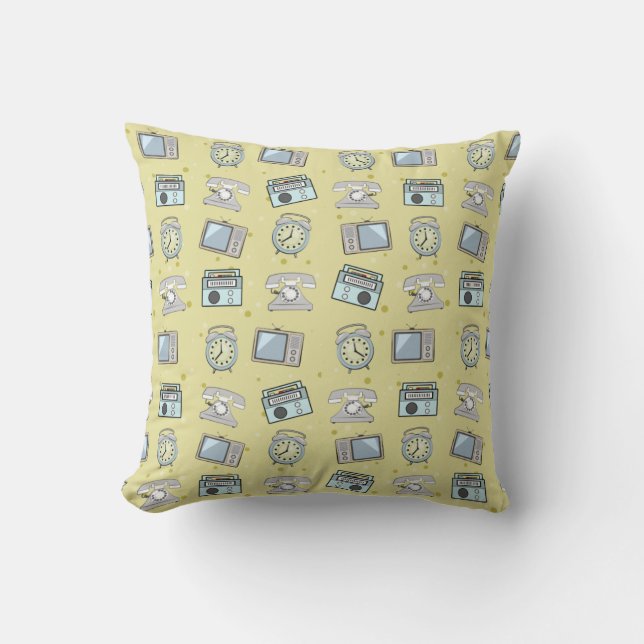Old Stuff Pattern Cushion (Front)