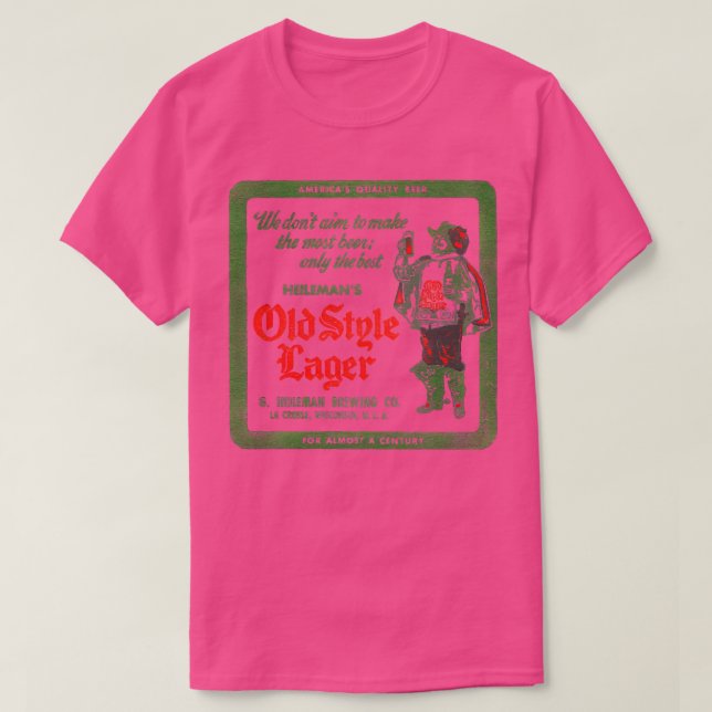 Old Style Lager Vintage Aesthetic T-Shirt (Design Front)