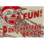 Old Style Pontchartrain Beach Sign Standing Photo Sculpture<br><div class="desc">Old Style Pontchartrain Beach Sign</div>