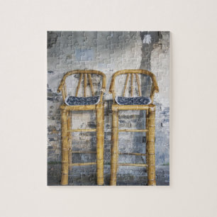 Old styled bamboo chairs, Xitang, Zhejiang, Jigsaw Puzzle