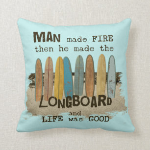 Old Surfer Humour Cushion