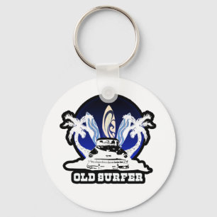 Old Surfer Key Ring