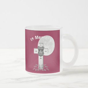 Old Swiss Beer Brewery Frosted Glass Coffee Mug