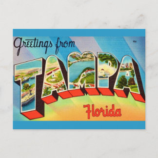 Old Tampa Florida Postcard