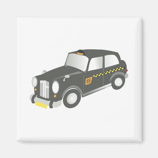 Old Taxi Magnet (Front)
