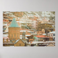Old Tbilisi historical buildings. Caucasus Travel 