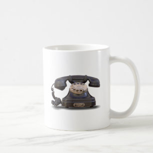 old telephone coffee mug