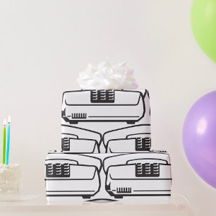 Old Telephone Symbol Wrapping Paper