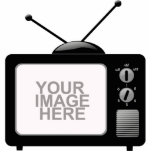 Old Television Standing Photo Sculpture<br><div class="desc">Old Television Photo Sculpture. Made from quality acrylics and has the depth of a piece of cardboard box.
 
 


  If you cannot get this template to work,  send me a photo and I can customise it for you!</div>