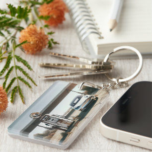 Old Tesla EV Car Key Ring