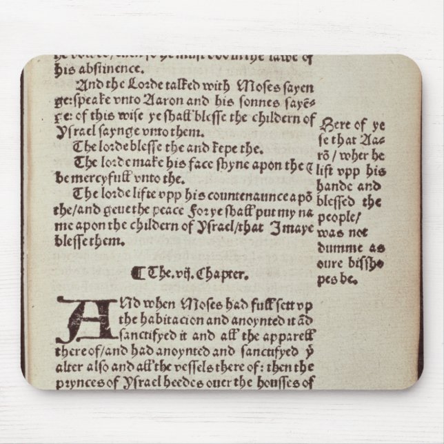 Old Testament text page Mouse Mat (Front)