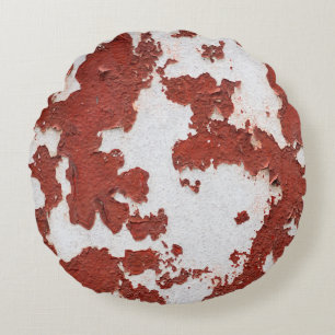Old texture background cracked concrete vintage wa round cushion