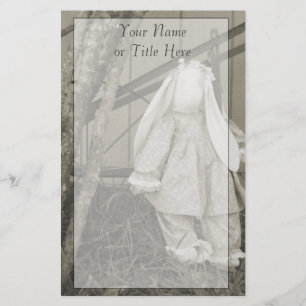 Old Time Bunny Stationery