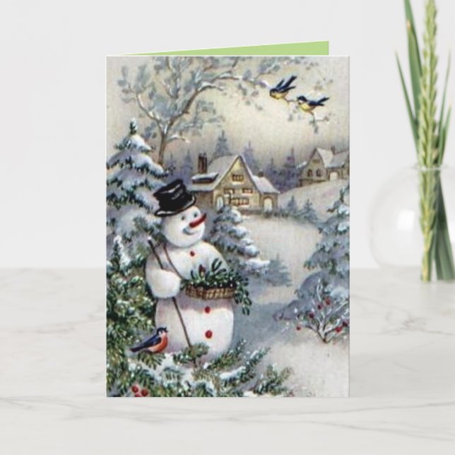 OLD TIME CHRISTMAS CARD (Front)