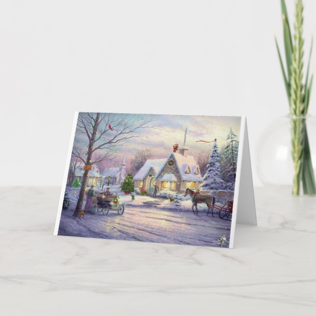 old-time-christmas holiday card (Front)