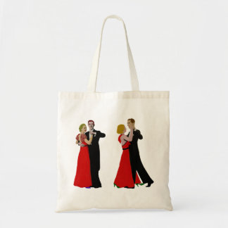 Old time dancing. tote bag