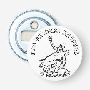 Old Time Gold Prospector Bottle Opener