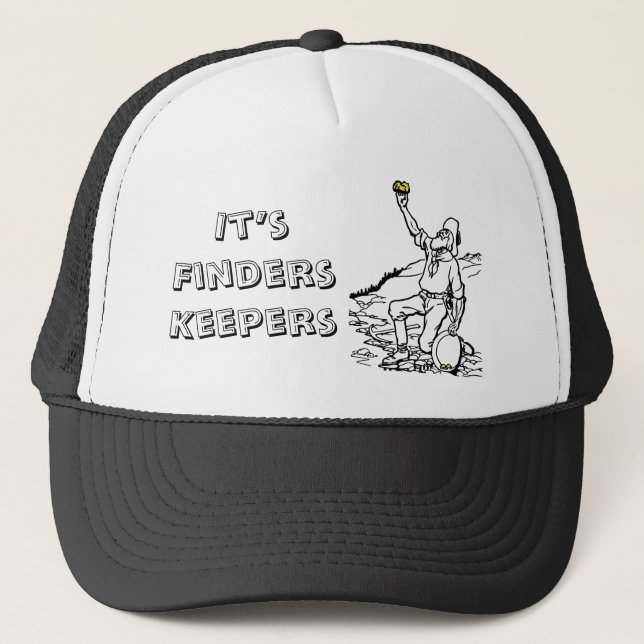 Old Time Gold Prospector Trucker Hat (Front)