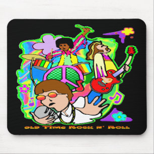 Old Time Rock N' Roll Mouse Mat