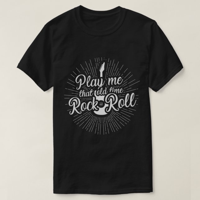 Old Time Rock &x27;n Roll Classic T-Shirt (Design Front)