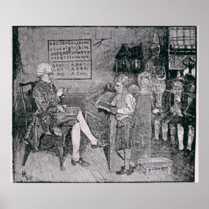 Old-Time School in Pennsylvania Poster