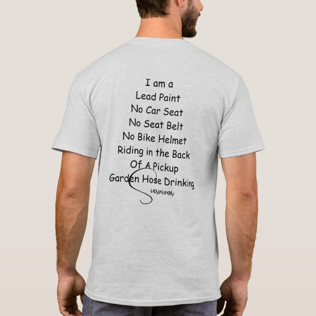 Old Time Survivor T-Shirt (Back)