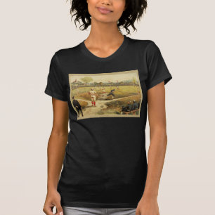 Old Time Vintage Baseball Game in 1887 T-Shirt