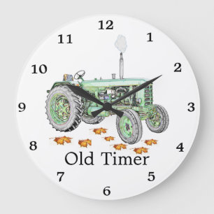 Old Timer Tractor Clock