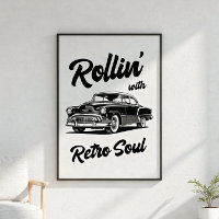 Old timer with typography