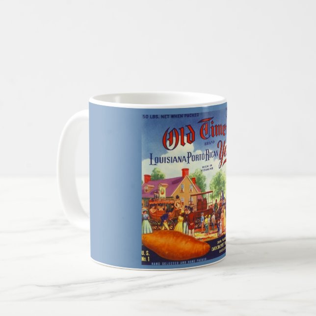 Old Timers Yams Label Coffee Mug (Front Left)