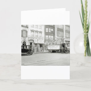 Old Tire Shop, 1920s Card