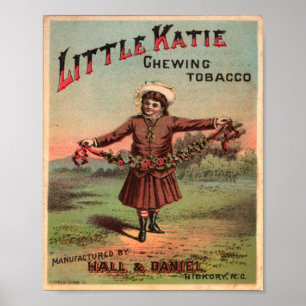 Old Tobacco Advertisement Poster