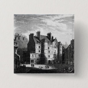 Old Tolbooth, Edinburgh 15 Cm Square Badge