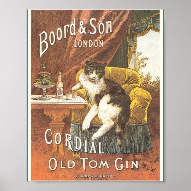 Old Tom Gin Poster (Front)