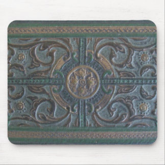 Old Tooled Leather Journal Mouse Mat