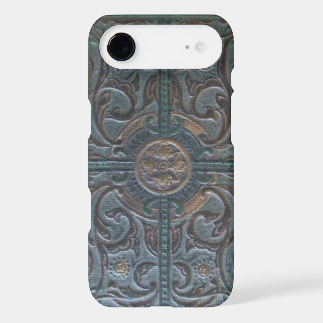 Old Tooled Leather Relic Case-Mate iPhone Case (Back)
