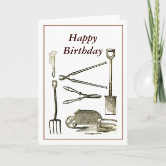 Old Tools Card